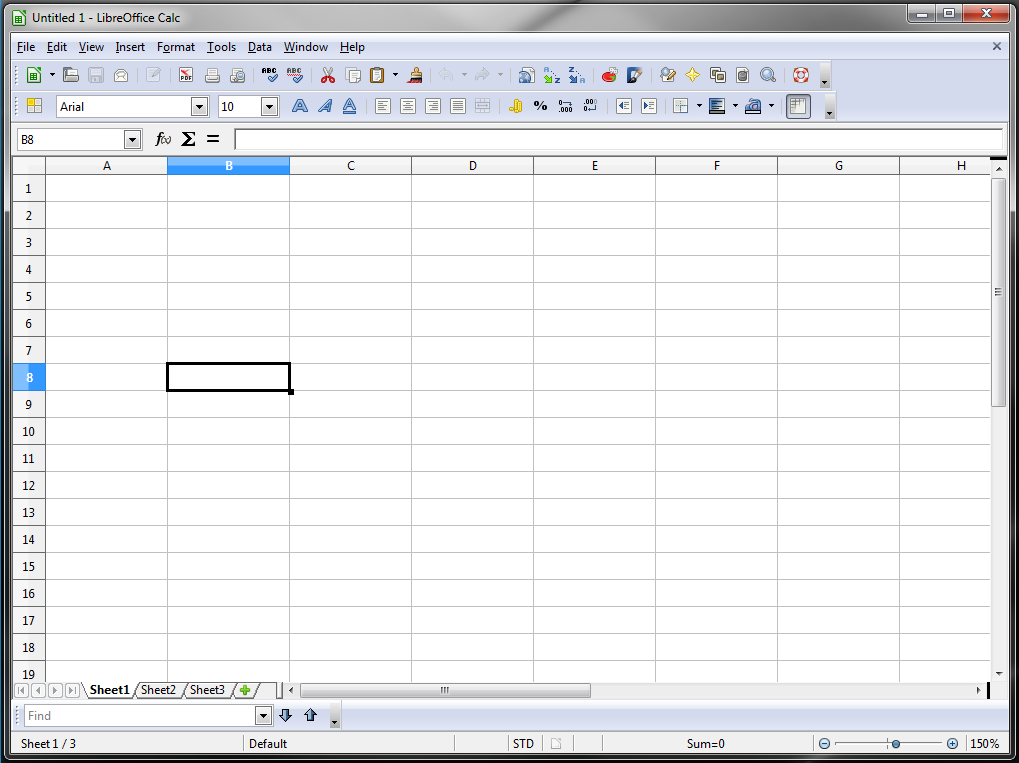 libreoffice spreadsheet