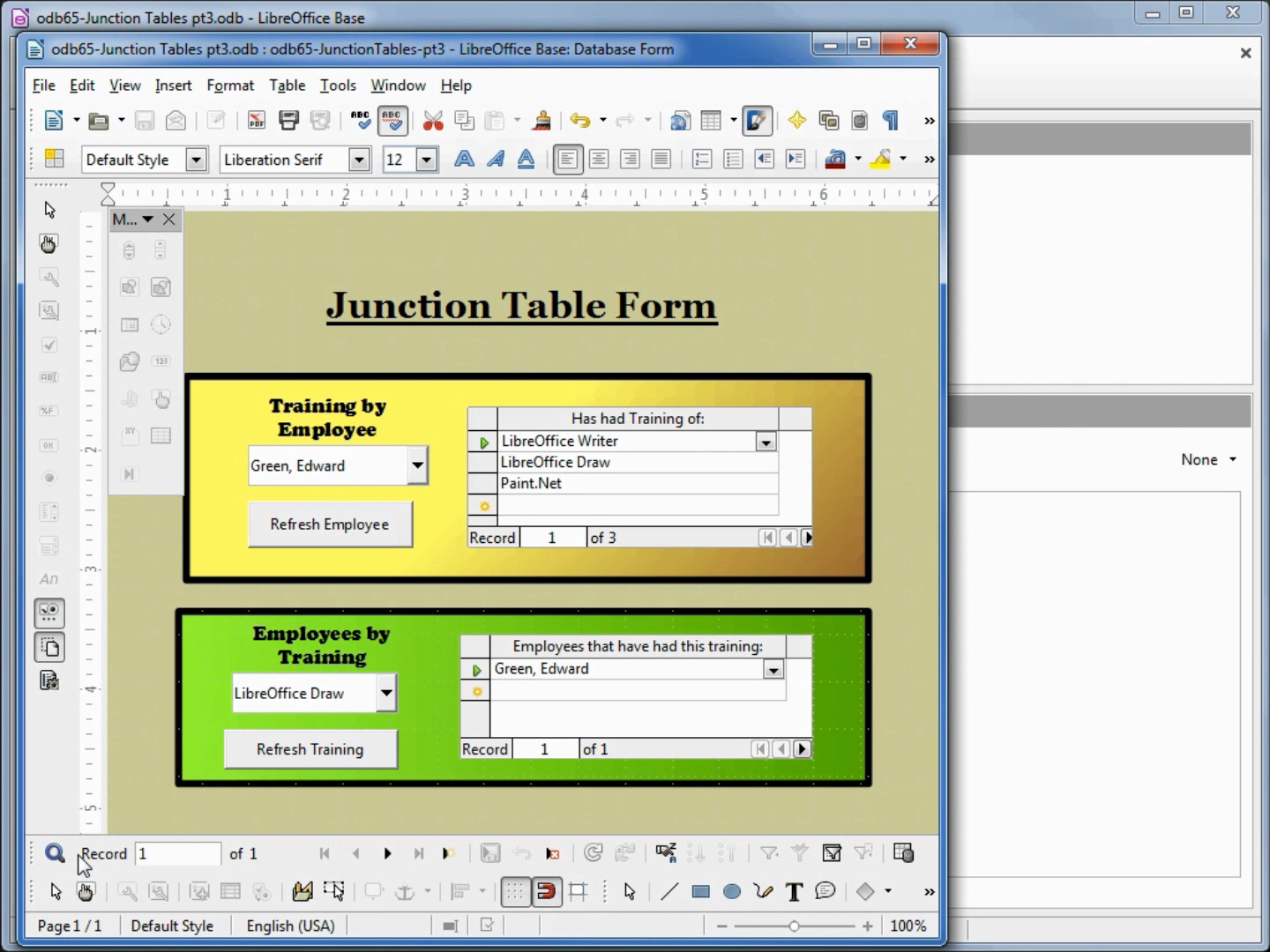 Table form. База LIBREOFFICE. СУБД LIBREOFFICE Base. Готовые базы данных Либре офис. LIBREOFFICE Base таблицы.